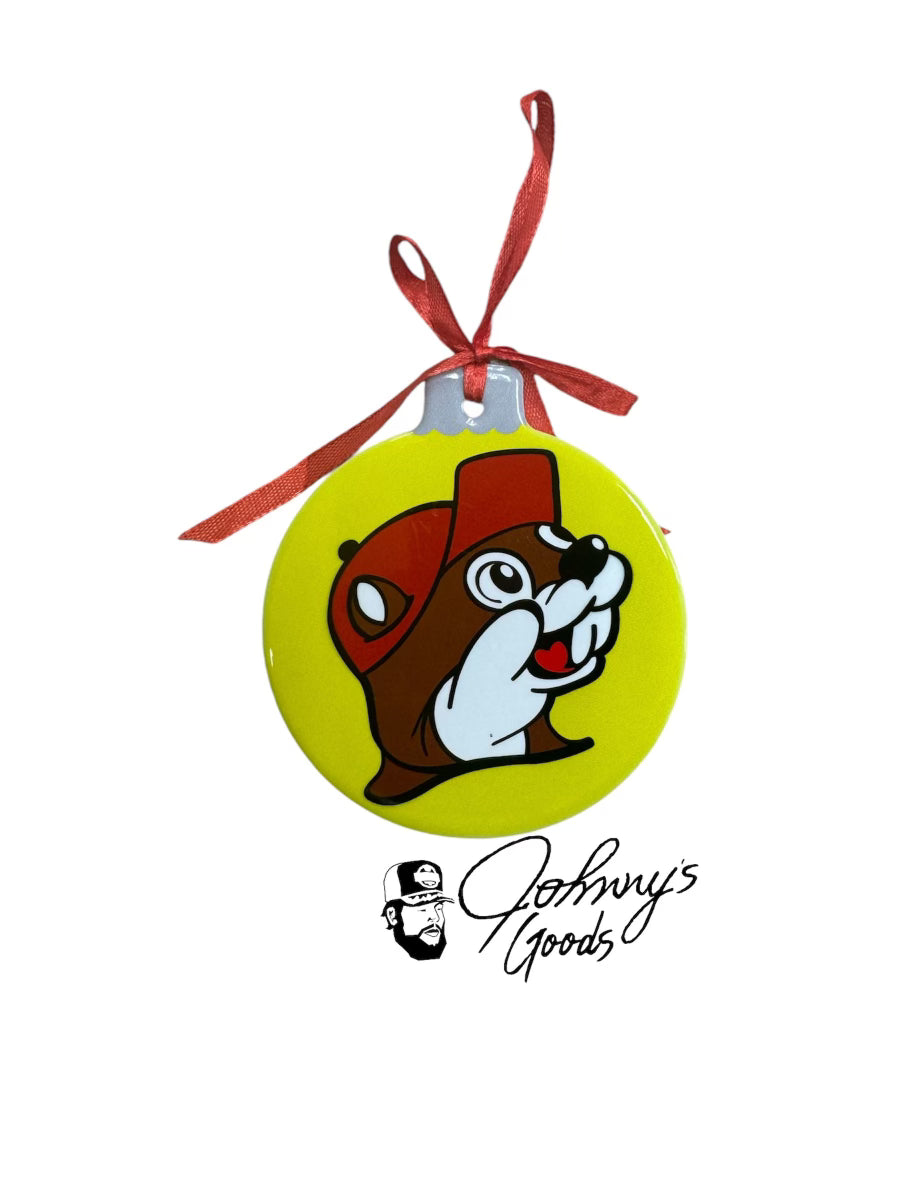 Buc-ee's Christmas Flat Ceramic Ornaments