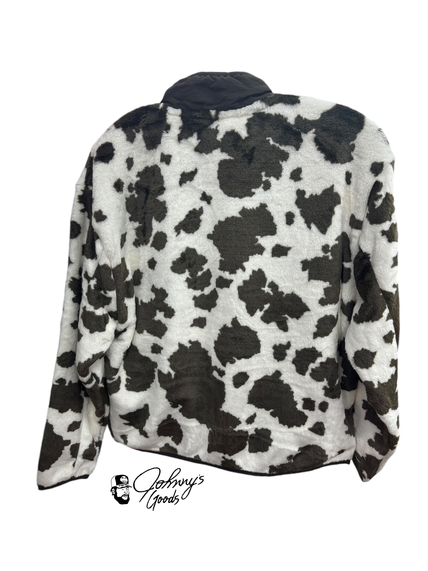 Buc-ee’s Cow Print Sherpa, 1/2 Zip