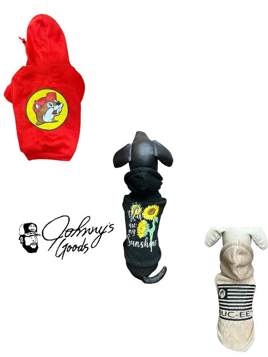 Buc-ee's Dog Hoodie Pet Apparel