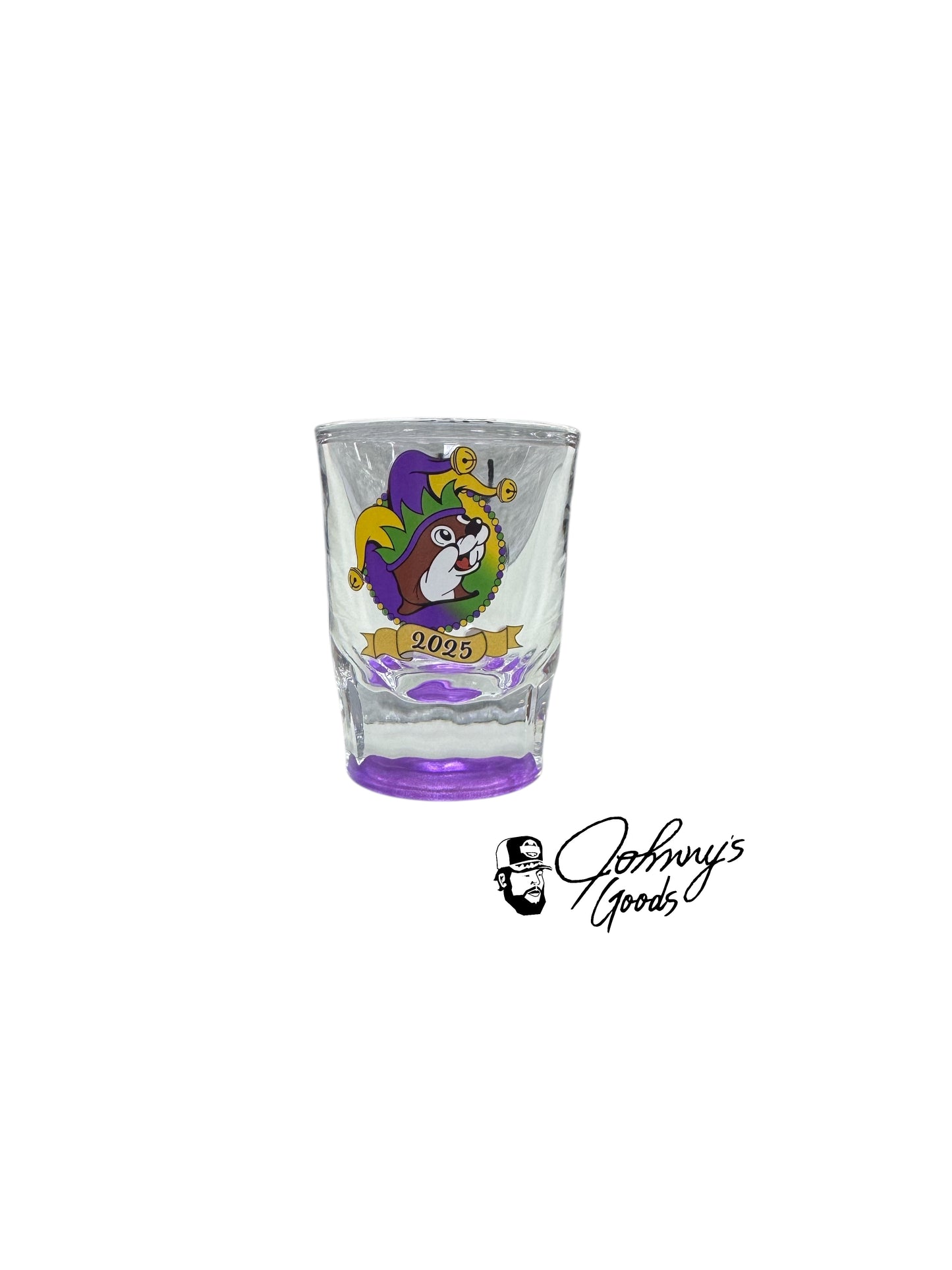 Buc-ee’s Mardi Gras Shot Glass