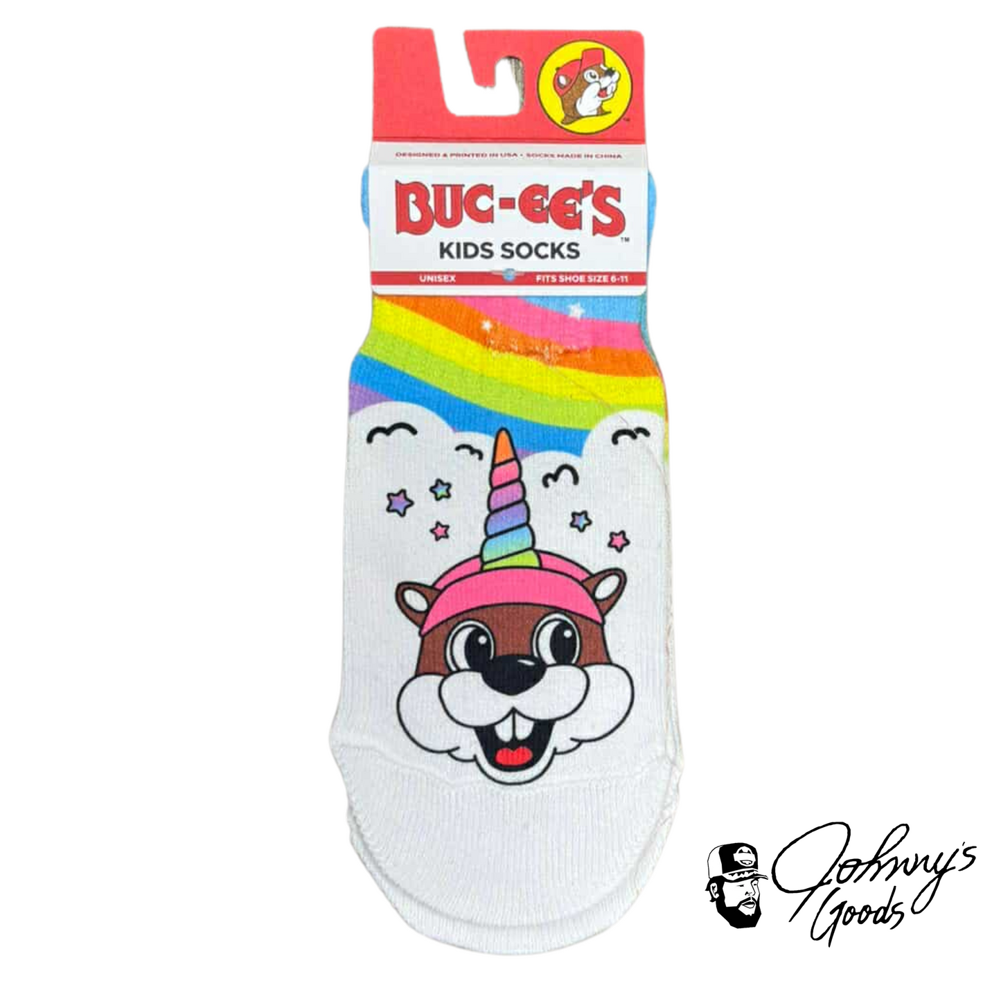 Buc-ee's Ankle Sublimated Kids Socks