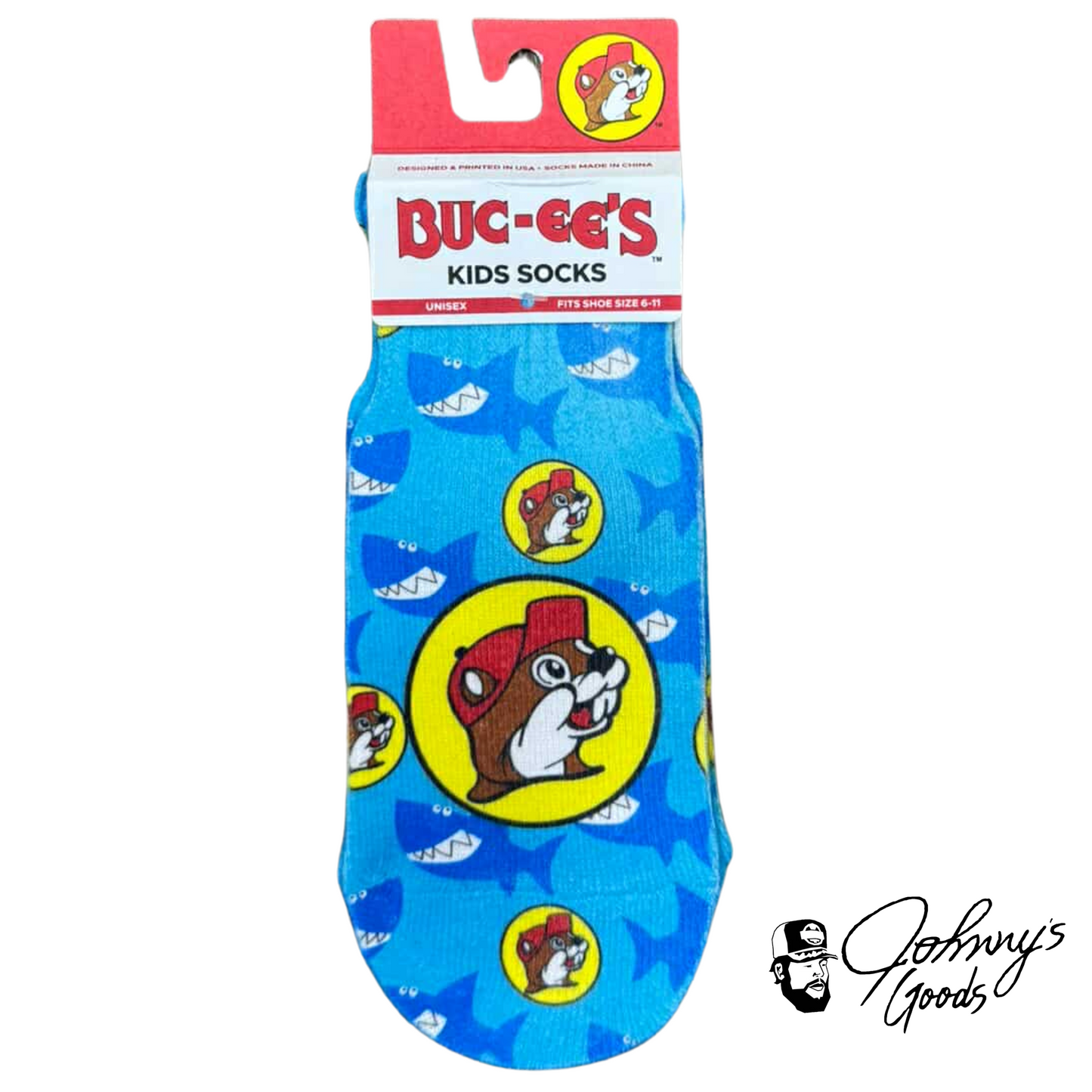 Buc-ee's Ankle Sublimated Kids Socks