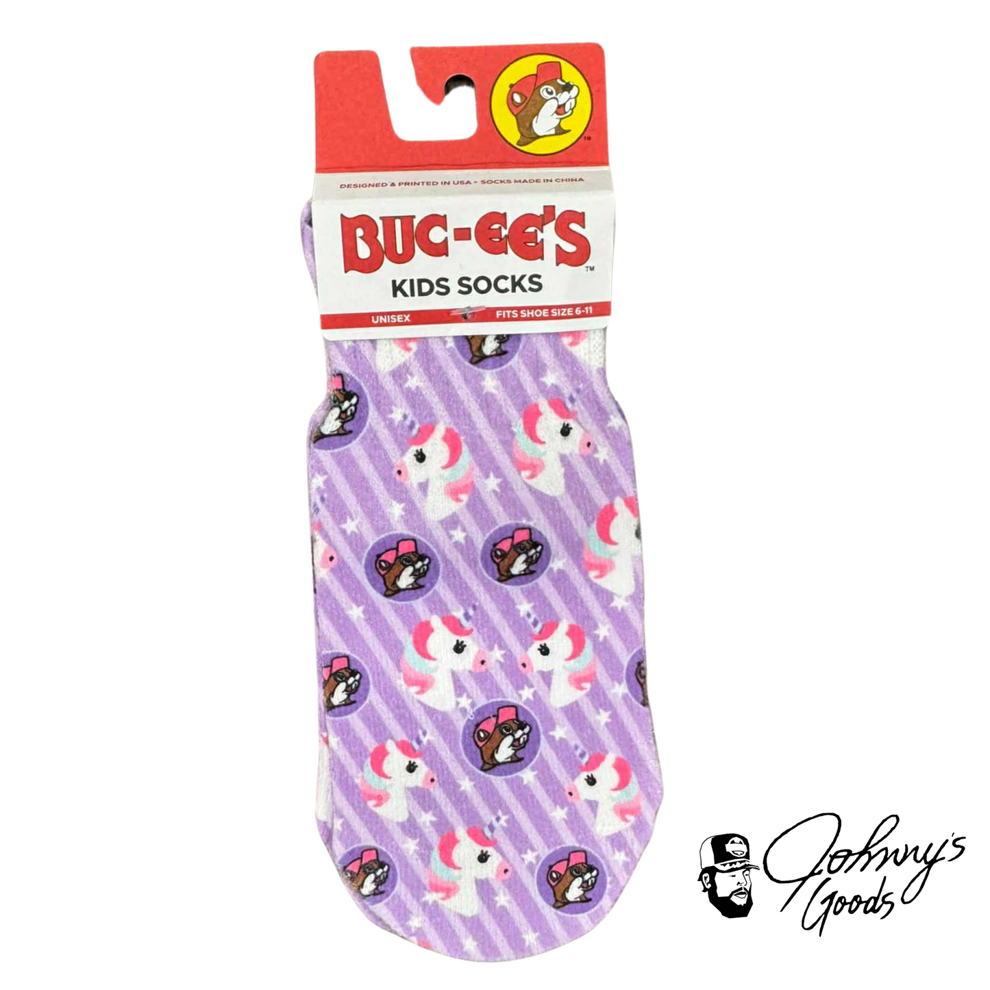 Buc-ee's Ankle Sublimated Kids Socks