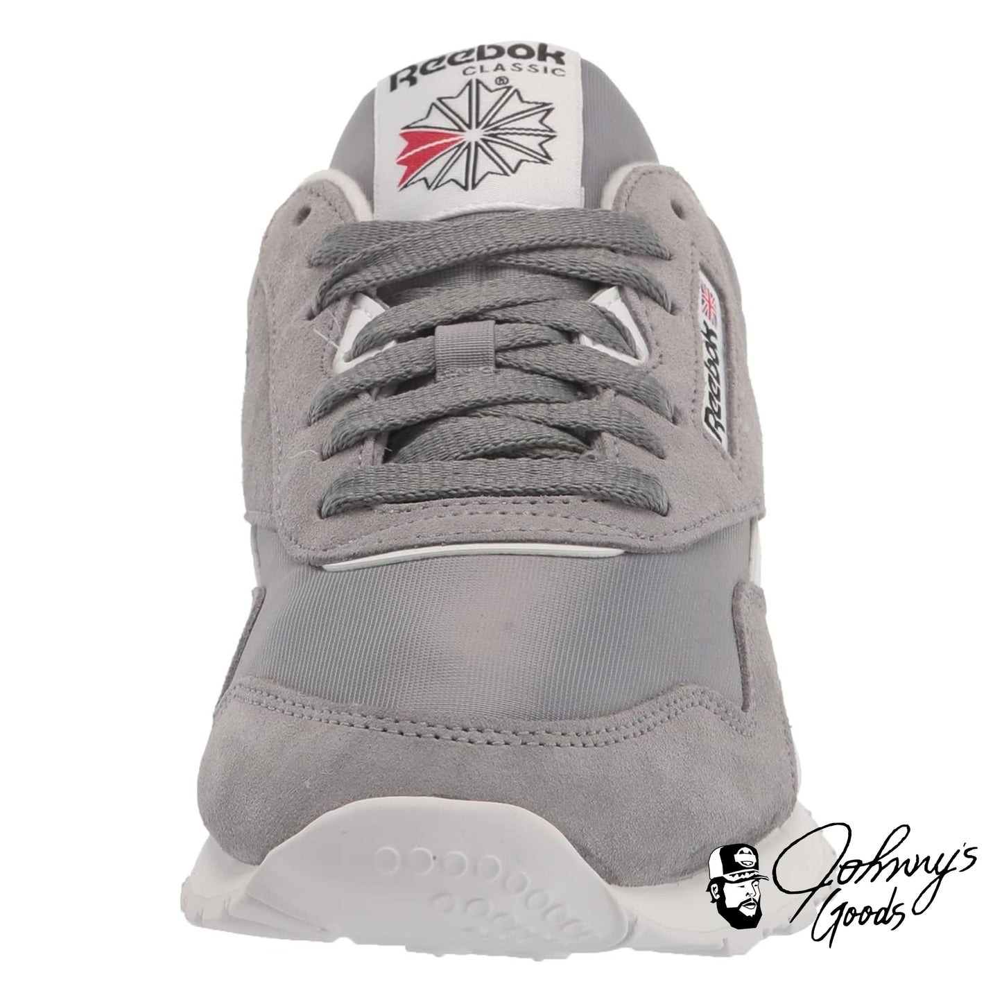 Reebok Men's Classic Nylon Sneaker 11 Pure Grey White