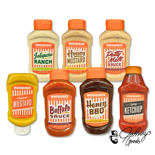 Whataburger Signature Sauces and Condiments ketchup ranch mustard