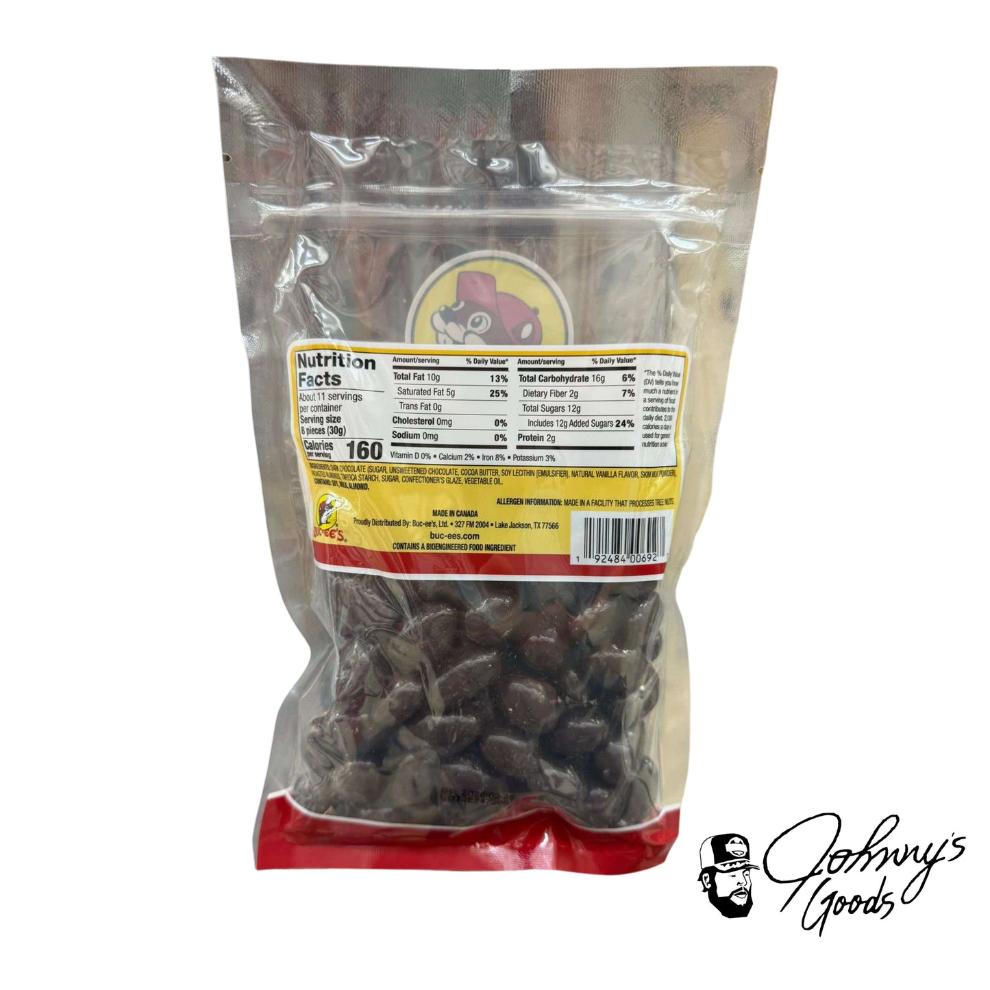 Buc-ee's Dark Chocolate Almonds